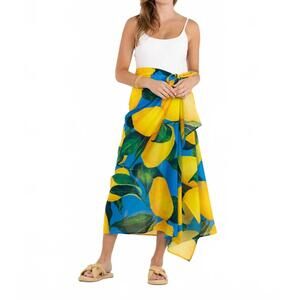 NEW EMILY MCCARTHY pareo sarong in limoncello